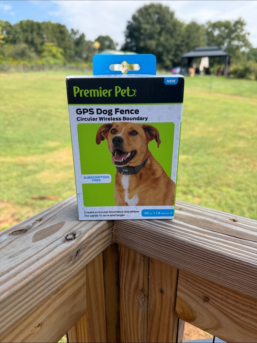 Premier GPS Dog Fence Box with Black Collar. For Dogs 20lbs +\ 6 months +